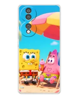 Чехол для Huawei Honor 70 с картинкой «Отдых на пляже»