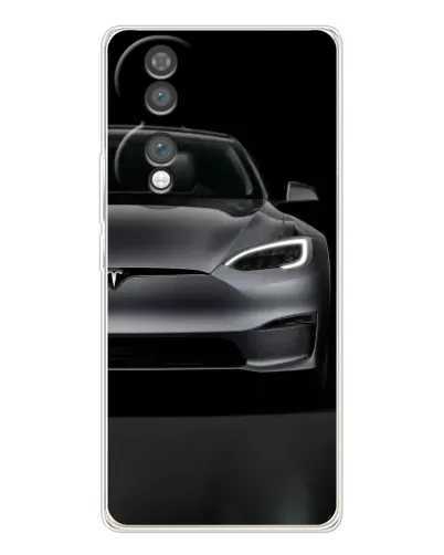 Чехол для Huawei Honor 70 с картинкой «Tesla Model S Look»