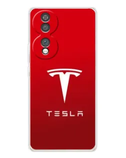 Чехол для Huawei Honor 70 с картинкой «Tesla Red Classic»