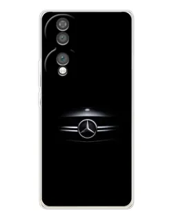 Чехол для Huawei Honor 70 с картинкой «Mercedes — абстрактные линии»