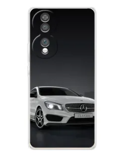Чехол для Huawei Honor 70 с картинкой «Mercedes AMG GT Silver»