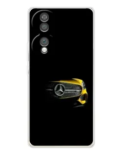 Чехол для Huawei Honor 70 с картинкой «Mercedes — ретро стиль»