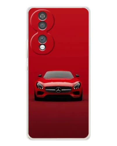 Чехол для Huawei Honor 70 с картинкой «Красный Mercedes AMG»