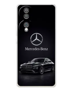 Чехол для Huawei Honor 70 с картинкой «Mercedes — решетка радиатора»