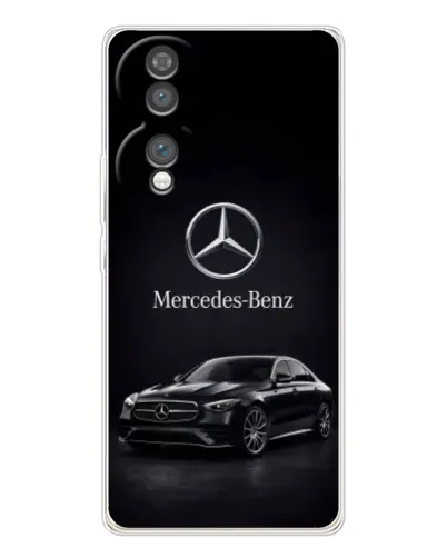 Чехол для Huawei Honor 70 с картинкой «Mercedes — решетка радиатора»