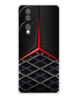 Чехол для Huawei Honor 70 с картинкой «Mercedes Carbon Grid»