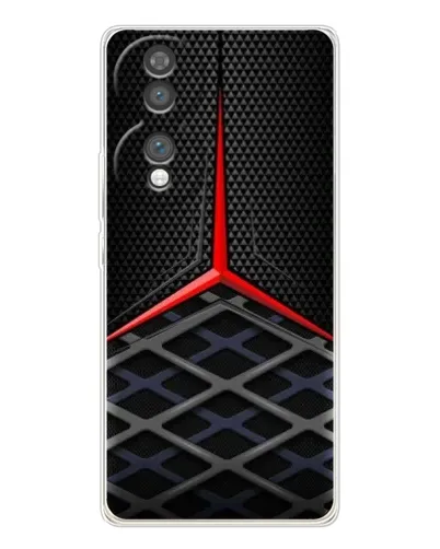 Чехол для Huawei Honor 70 с картинкой «Mercedes Carbon Grid»