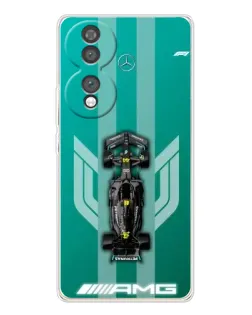 Чехол для Huawei Honor 70 с картинкой «Mercedes AMG Petronas»