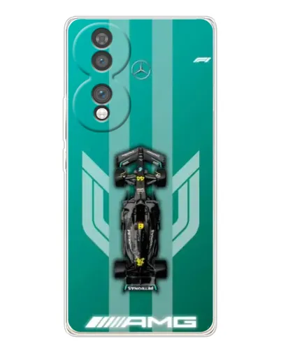 Чехол для Huawei Honor 70 с картинкой «Mercedes AMG Petronas»