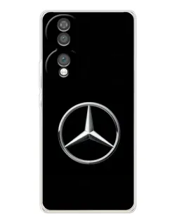 Чехол для Huawei Honor 70 с картинкой «Mercedes классический лого»