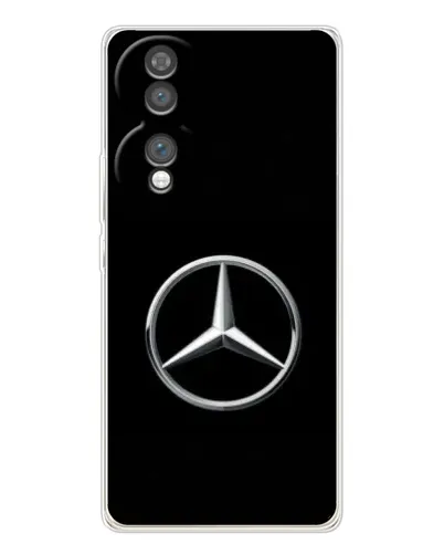Чехол для Huawei Honor 70 с картинкой «Mercedes классический лого»