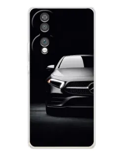 Чехол для Huawei Honor 70 с картинкой «Свет фар Mercedes»