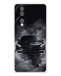 Чехол для Huawei Honor 70 с картинкой «Mercedes в дыму»