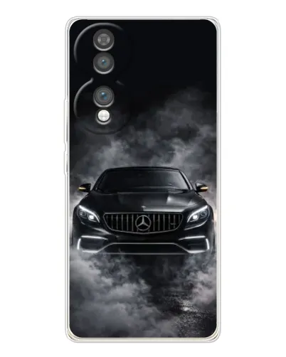 Чехол для Huawei Honor 70 с картинкой «Mercedes в дыму»