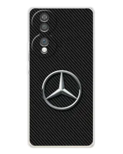 Чехол для Huawei Honor 70 с картинкой «Карбоновый Mercedes стиль»