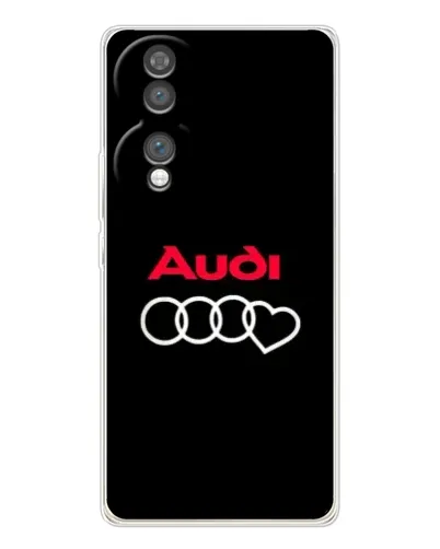 Чехол для Huawei Honor 70 с картинкой «Логотип Audi Heart»