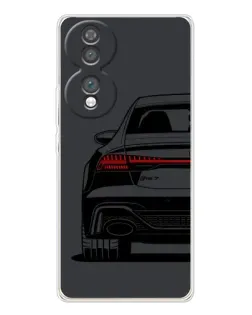 Чехол для Huawei Honor 70 с картинкой «Задняя часть Audi — арт»