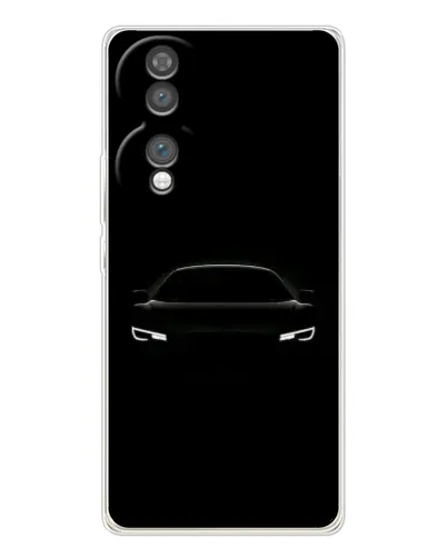 Чехол для Huawei Honor 70 с картинкой «Взгляд Audi в темноте»