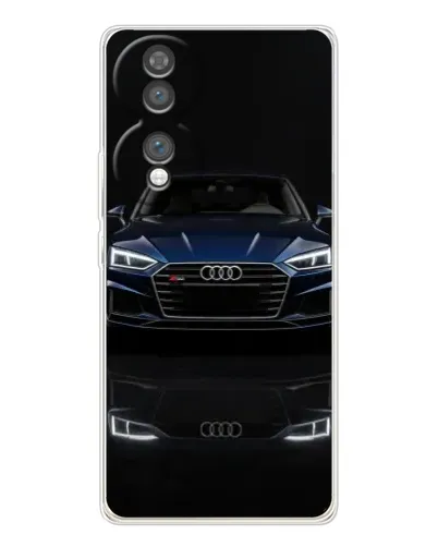Чехол для Huawei Honor 70 с картинкой «Audi — ночное отражение»