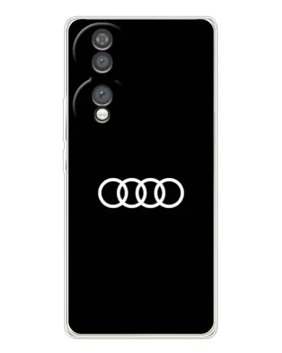 Чехол для Huawei Honor 70 с картинкой «Audi White Logo»