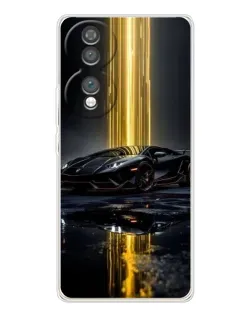 Чехол для Huawei Honor 70 с картинкой «Ночной Lamborghini драйв»