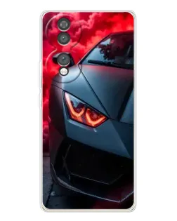 Чехол для Huawei Honor 70 с картинкой «Lamborghini красное сияние»