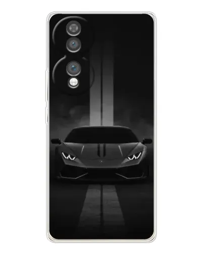 Чехол для Huawei Honor 70 с картинкой «Lamborghini симметрия дорог»