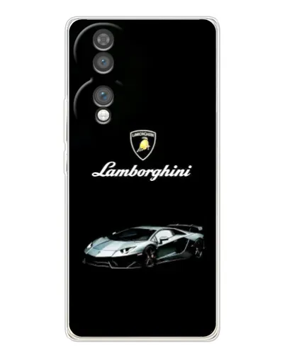 Чехол для Huawei Honor 70 с картинкой «Логотип Lamborghini классика»