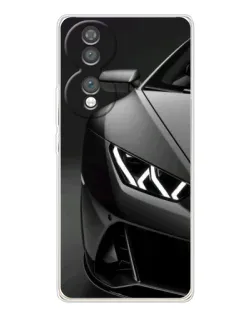 Чехол для Huawei Honor 70 с картинкой «Lamborghini фары детализация»