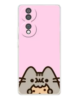 Чохол для Huawei Honor 70 з картинкою «Pusheen та печиво» Чохол для Huawei Honor 70 з картинкою «Pusheen та печиво»