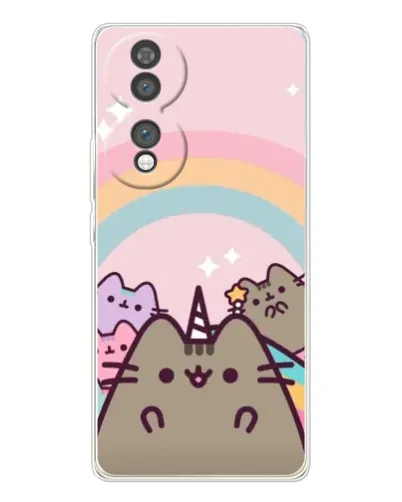 Чехол для Huawei Honor 70 с картинкой «Единорог Pusheen» Чехол для Huawei Honor 70 с картинкой «Единорог Pusheen»