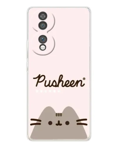 Чехол для Huawei Honor 70 с картинкой «Pusheen логотип» Чехол для Huawei Honor 70 с картинкой «Pusheen логотип»