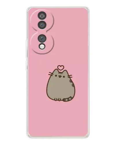 Чехол для Huawei Honor 70 с картинкой «Pusheen сердце» Чехол для Huawei Honor 70 с картинкой «Pusheen сердце»