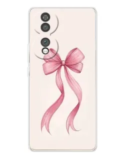 Чехол для Huawei Honor 70 с картинкой «Розовый бант»