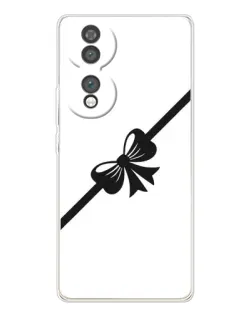Чехол для Huawei Honor 70 с картинкой «Диагональный бант»