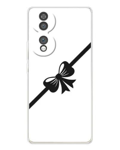Чехол для Huawei Honor 70 с картинкой «Диагональный бант» Чехол для Huawei Honor 70 с картинкой «Диагональный бант»
