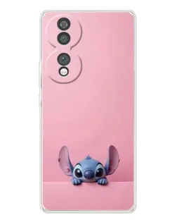 Чехол для Huawei Honor 70 с картинкой «Stitch выглядывает»