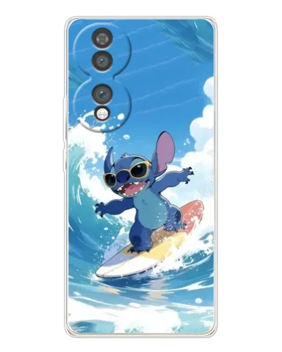 Чехол для Huawei Honor 70 с картинкой «Стич на волне»