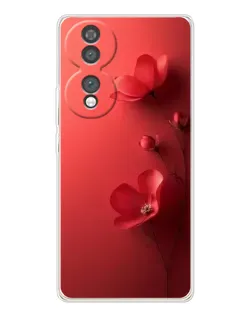 Чохол для Huawei Honor 70 з картинкою «Макові суцвіття»