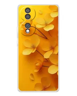 Чохол для Huawei Honor 70 з картинкою «Золоті пелюстки»