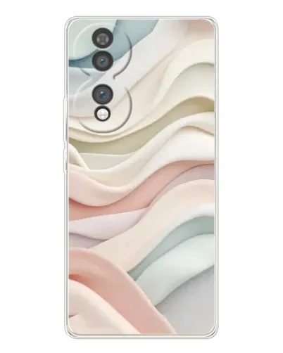 Чехол для Huawei Honor 70 с картинкой «Пастельные нежные волны»