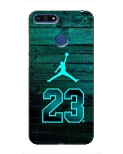 Чехол для Huawei Honor 7A Pro с картинкой «Jordan Cyan 23»