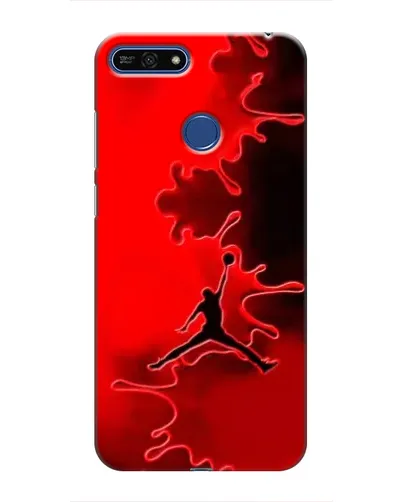 Чехол для Huawei Honor 7A Pro с картинкой «Jordan Red Smoke»