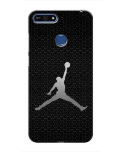 Чехол для Huawei Honor 7A Pro с картинкой «Jordan Dark Carbon»