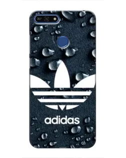 Чехол для Huawei Honor 7A Pro с картинкой «Adidas Trefoil Blue»