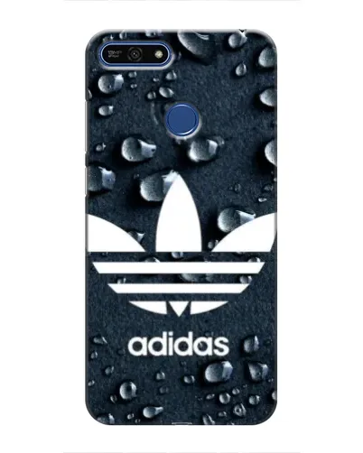 Чехол для Huawei Honor 7A Pro с картинкой «Adidas Trefoil Blue»