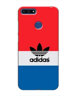 Чехол для Huawei Honor 7A Pro с картинкой «Ретро блоки Adidas»