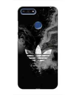 Чехол для Huawei Honor 7A Pro с картинкой «Абстрактный дым Adidas»