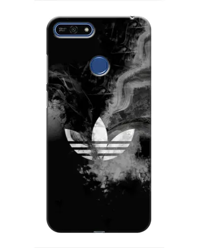 Чехол для Huawei Honor 7A Pro с картинкой «Абстрактный дым Adidas»