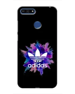 Чехол для Huawei Honor 7A Pro с картинкой «Взрыв красок Adidas»